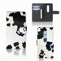Motorola Moto G 3e Generatie Telefoonhoesje met Pasjes Koeienvlekken