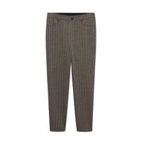 Violeta by Mango geruite high waist skinny tregging bruin