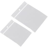 200x Plastic zakjes met gripsluiting 90 x 100 mm en 120 x 180 mm   -