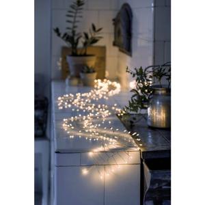 Konstsmide 6339-890 Micro-lichtketting Binnen Energielabel: E (A - G) werkt op het lichtnet Aantal lampen 200 LED Barnsteen Verlichte lengte: 2 m