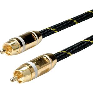 ROLINE GOLD Tulp kabel. simplex M/M, Wit, Retail Blister, 5 m