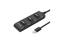 Equip 128957 USB 2.0 Hub 480 Mbit/S zwart