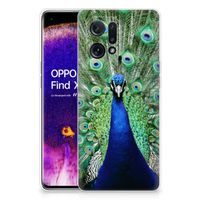 OPPO Find X5 TPU Hoesje Pauw - thumbnail