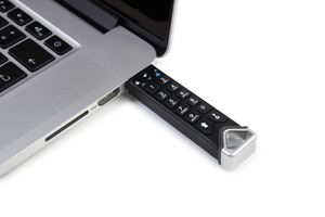 iStorage datAshur Pro2 USB-stick 4 GB Zwart IS-FL-DP2-256-4 USB 3.2 Gen 1 (USB 3.0)