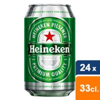 Heineken Pilsener Beer (Cans) - 24x 33cl