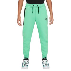 Nike Tech Fleece Sportswear Joggingbroek Kids Groen Zwart