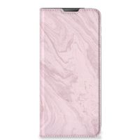 Motorola Moto E20 Standcase Marble Pink - Origineel Cadeau Vriendin