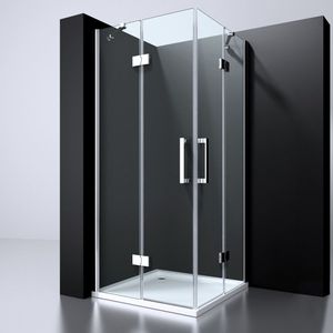 Douchecabine Best Design Erico Hoekinstap 90x90x195 cm NANO Veiligheidsglas 6 mm