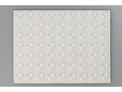 TOOLCRAFT 2008C126-C Apparaatvoet Zelfklevend, Rond Transparant (Ø x h) 7.9 mm x 2.2 mm 126 stuk(s)