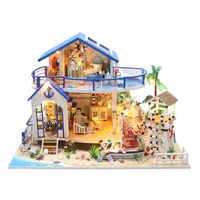 Miniatuurhuis Bouwpakket Groot - Strandhuis - thumbnail