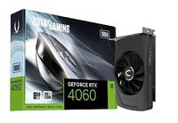 ZOTAC Gaming GeForce RTX 4060 8 GB Solo DLSS 3 8 GB GDDR6 128-bit 17 Gbps PCIE 4.0 Super Compacte Gaming Videokaart, ZT-D40600G-10L