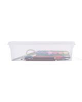 HEMA Opbergbox 3.5L Madrid Transparant 38x14x11 (transparant) - thumbnail