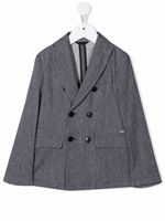 Emporio Armani Kids blazer à boutonnière croisée - Bleu