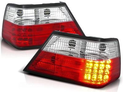 Tuning-Tec Achterlichten MERCEDES W124 E-Klasse 01 85-06 95 ROOD HELDER LED