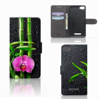 Wiko Lenny 2 Hoesje Orchidee