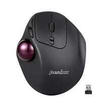 Perixx 11568 Perimice-717 draadloze trackball-muis, ingebouwde 1,34 inch trackball met pointing-functie, 5 programmeerbare toetsen, 2 dpi-niveaus, zwart