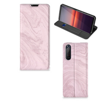 Sony Xperia 5 II Standcase Marble Pink - Origineel Cadeau Vriendin - thumbnail