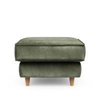 Rivièra Maison Hocker 'Kendall' Velvet, kleur Ivy