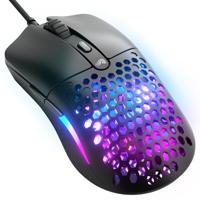 Glorious Model O Eternal Ultralight RGB Gaming Mouse - bedraad - 55 g lichtgewicht - aanpasbaar RGB-licht - 6 customizable knoppen - symmetrisch ontwerp - 12K DPI optische sensor - pc/Mac - Zwart
