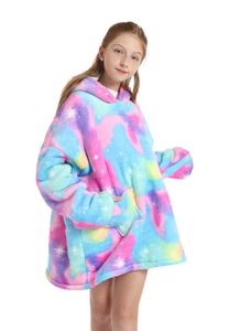 Tie-dye kindersnuggie fleece