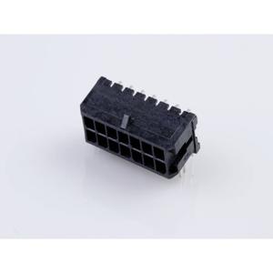 Molex 430451422 Male header, inbouw (standaard) Inhoud: 1 stuk(s) Tray