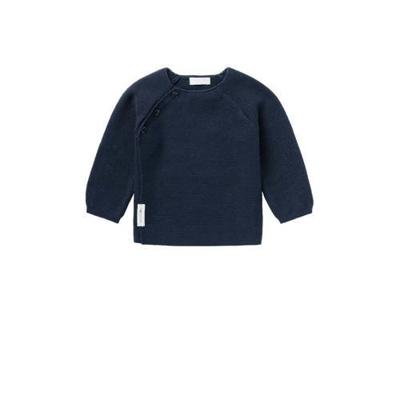 Noppies baby longsleeve Pino van biologisch katoen donkerblauw Noppies baby longsleeve Pino van biologisch katoen donkerblauw