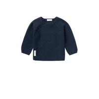 Noppies baby longsleeve Pino van biologisch katoen donkerblauw