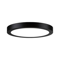Paulmann 71025 LED paneel Abia 300mm rond daglichtwit zwart lichtpaneel kunststof plafondpaneel 4000 K
