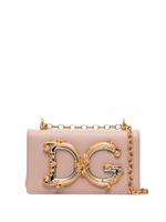 Dolce & Gabbana petit sac porté épaule Girls à logo - Rose