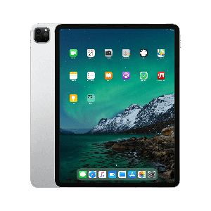 Refurbished iPad Pro 12.9 inch 2020 128 GB 4G Zilver  Zichtbaar gebruikt