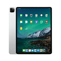 Refurbished iPad Pro 12.9 inch 2020 128 GB 4G Zilver  Zichtbaar gebruikt