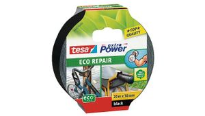 tesa ECO REPAIR 56432-00000-00 Textieltape tesa extra Power Zwart (l x b) 20 m x 38 mm 1 stuk(s)