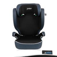 PETEX Auto-kinderzitje Basic i-Size norm volgens ECE R129 voor kinderen van ca. 100-150 cm, in hoogte verstelbaar kinderzitje in blauw, 1 stuk