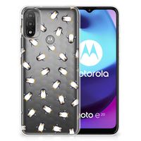 TPU bumper voor Motorola Moto E20 | E40 Pinguïn - thumbnail