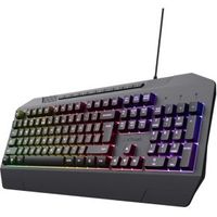 Trust Evocx Gaming Toetsenbord - RGB Verlicht - Bedraad - QWERTY - Zwart