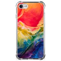 Back Cover iPhone SE 2022/2020 | iPhone 8/7 Watercolor Dark - thumbnail