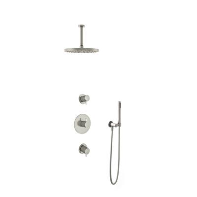 Hotbath Get Together IBS2RGN inbouwdouche met 15cm plafondbuis en 30cm hoofddouche geborsteld nikkel Hotbath Get Together IBS2RGN inbouwdouche met 15cm plafondbuis en 30cm hoofddouche geborsteld nikkel