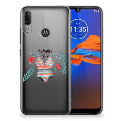 Motorola Moto E6 Plus Telefoonhoesje met Naam Boho Summer