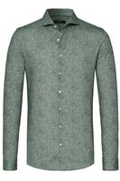 Desoto Luxury Line Slim Fit Jersey shirt groen, Effen - thumbnail