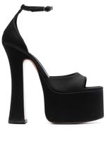 Pīferi Rosalia 165mm platform sandals - Noir