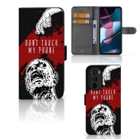 Motorola Edge 30 Pro Portemonnee Hoesje Zombie Blood