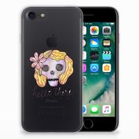 Silicone Back Case iPhone SE 2022 | SE 2020 | 8 | 7 Boho Skull - thumbnail