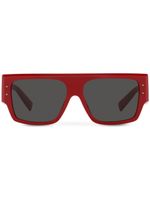 Dolce & Gabbana Eyewear lunettes de soleil DNA à monture oversize - Rouge