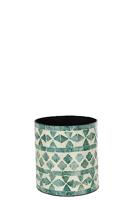 J-Line Bloempot Parel Azur