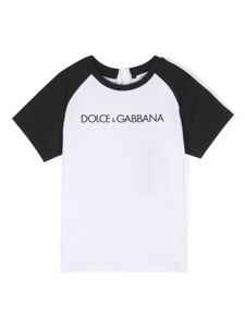 Dolce & Gabbana Kids logo-print T-shirt - Blanc