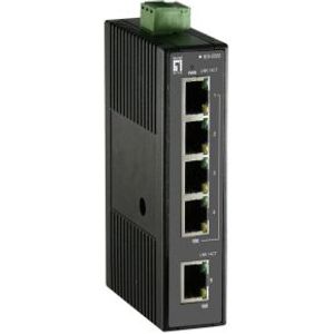 LevelOne IES-0500 netwerk-switch Unmanaged Fast Ethernet (10/100) Zwart