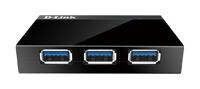 D-Link DUB-1340/E USB 3.2 Gen 1-hub 4 poorten Zwart - thumbnail