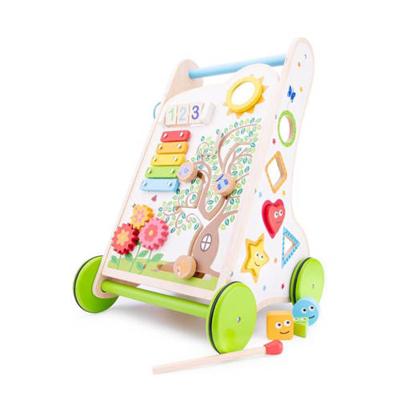New Classic Toys houten Activiteiten duw-loopwagen