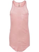 Rick Owens débardeur long en coton - Rose - thumbnail