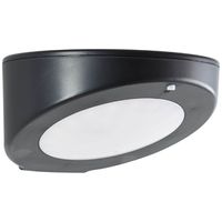 Brilliant Zwarte wandlamp Bardum solar G96924/06